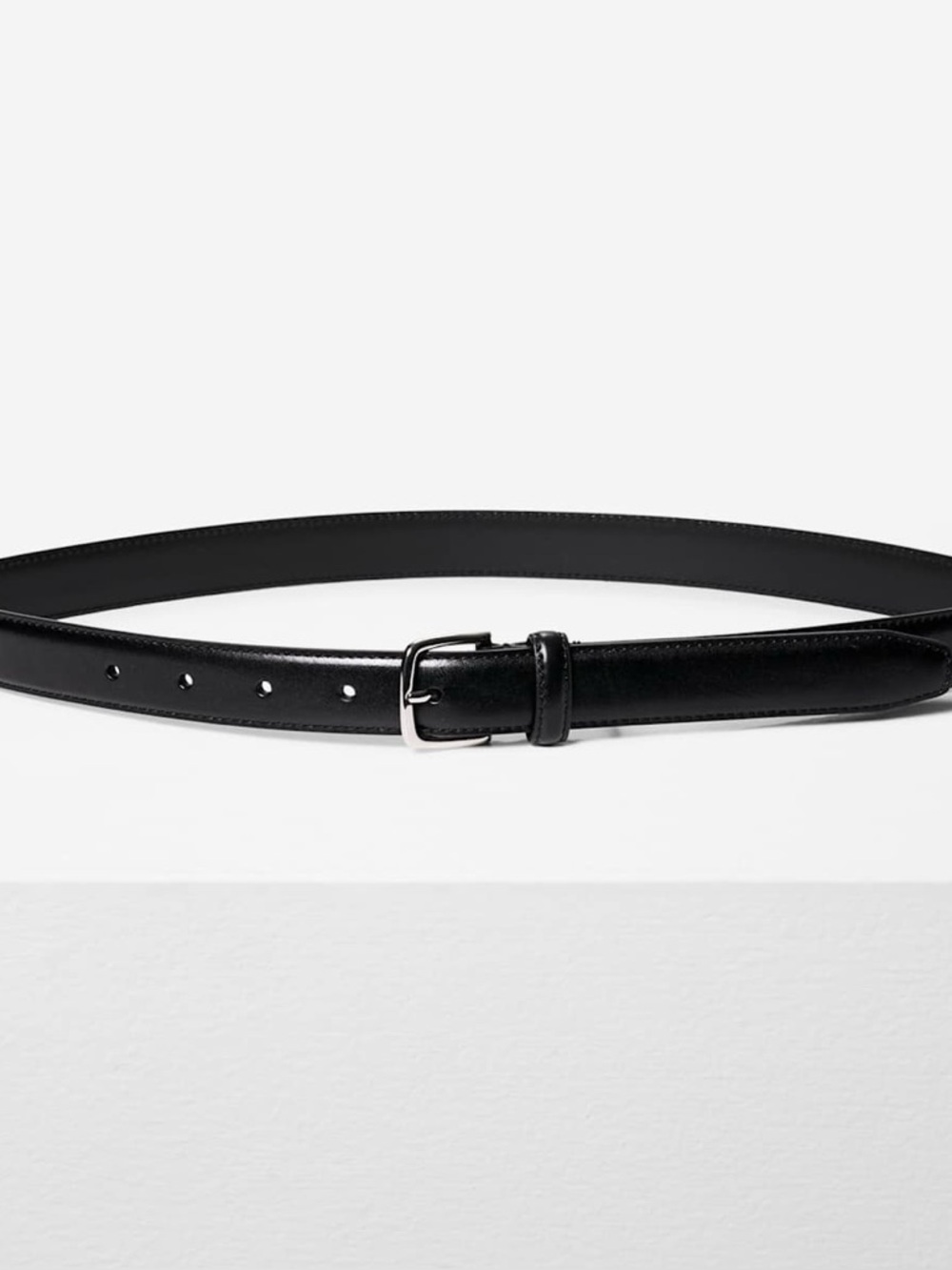 Aritzia Essential Solid Brass Leather Belt
